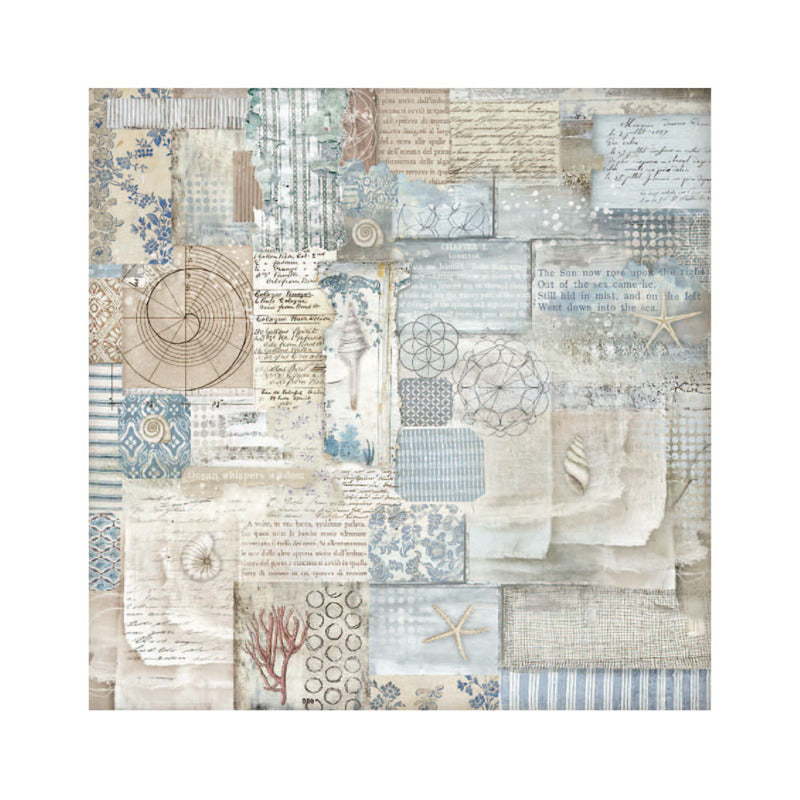Stamperia Silent Sea - Fabric Sheets