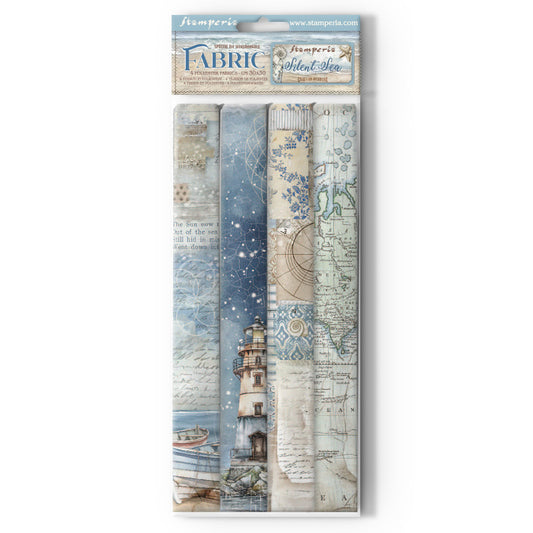 Stamperia Silent Sea - Fabric Sheets