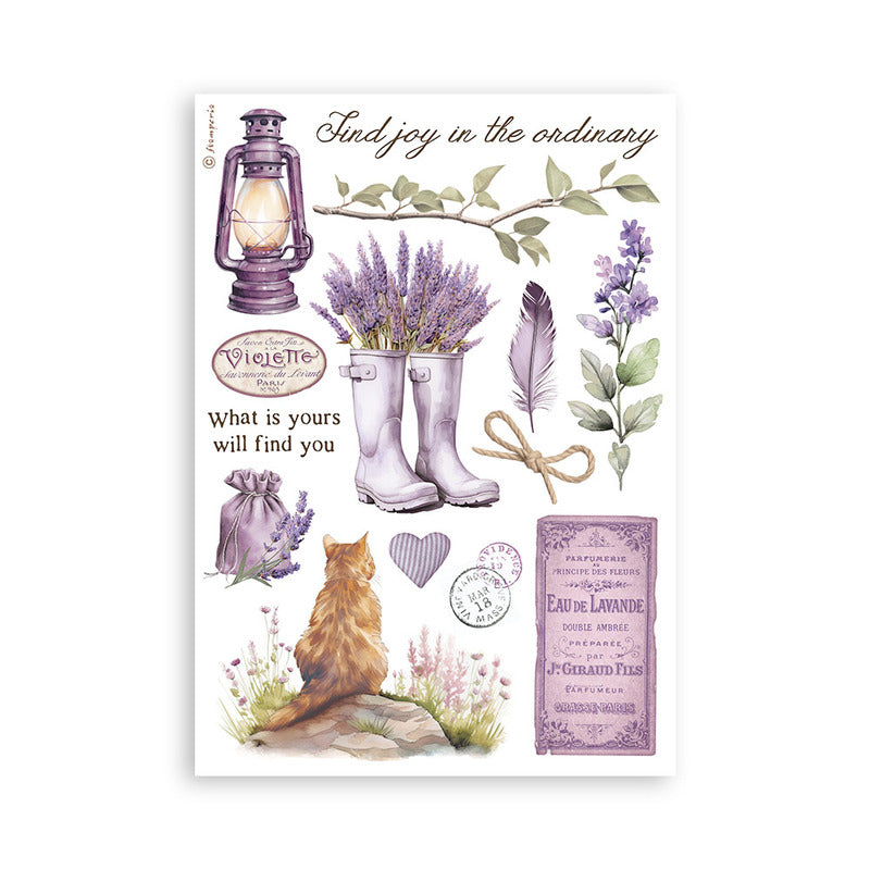 Stamperia - Washi Pad - Lavender