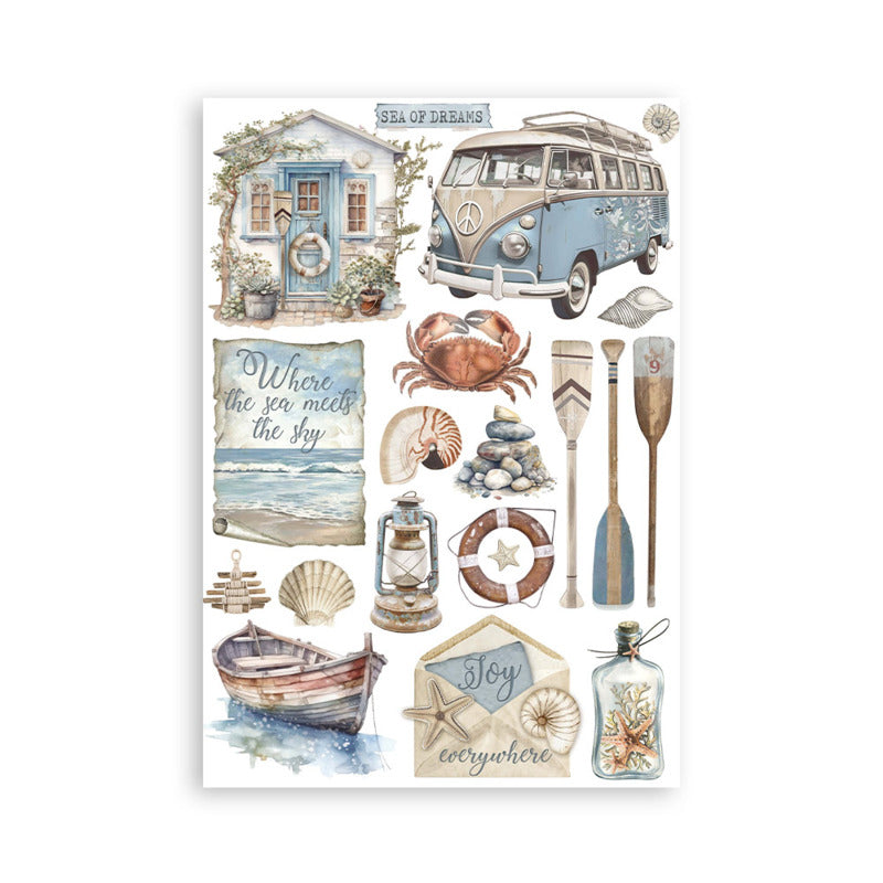Stamperia Silent Sea - Washi Pad