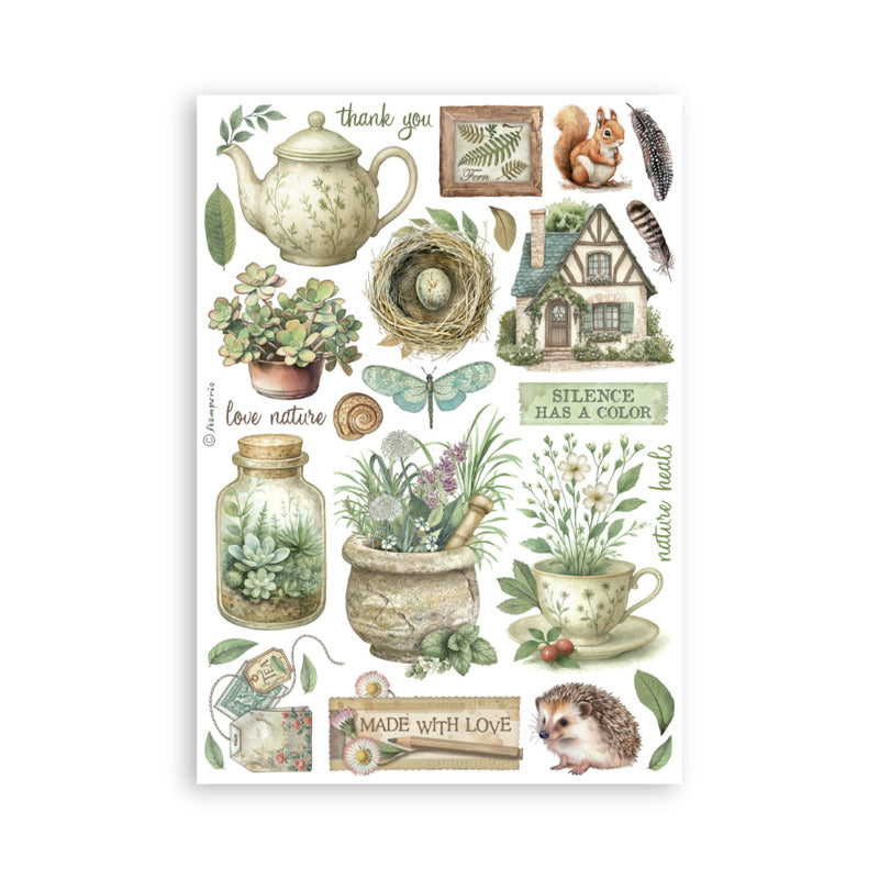 Stamperia Herbarium Silvae - Washi Pad