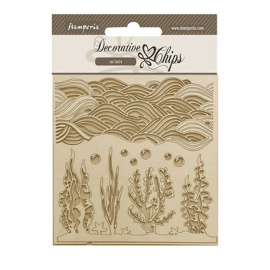 Stamperia - Songs of the Sea, Decorative Chips Corals