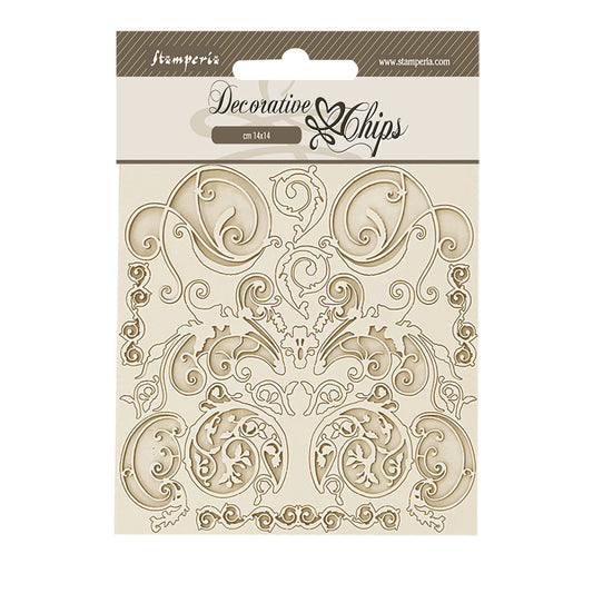 Stamperia - Decorative Chips - Sir Vagabond in Fantasy World - Ornaments