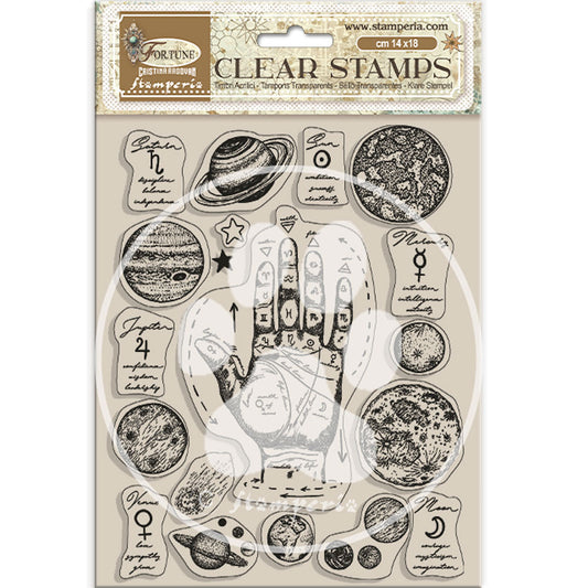 Stamperia - Clear Stamp - Fortune - Elements