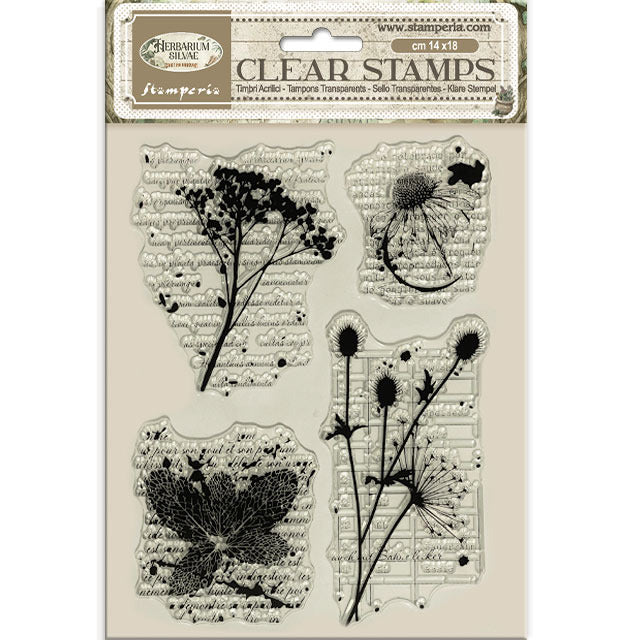 Stamperia Herbarium Silvae - Clear Stamp - Botanic