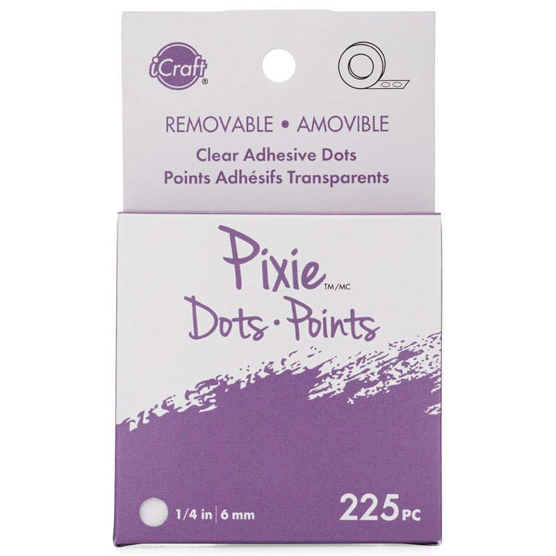 iCraft Pixie Dots, Removable Adhesive Dots (225pc)