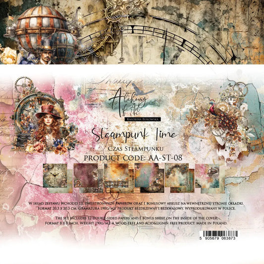 Alchemy of Art - 8x8 Paper Collection - Steampunk Time - Image #1