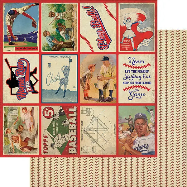 Authentique Paper - All-Star - Baseball Images