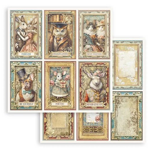 Stamperia - 12x12 Designer Paper - Alterego - 6 Cards - Image #1