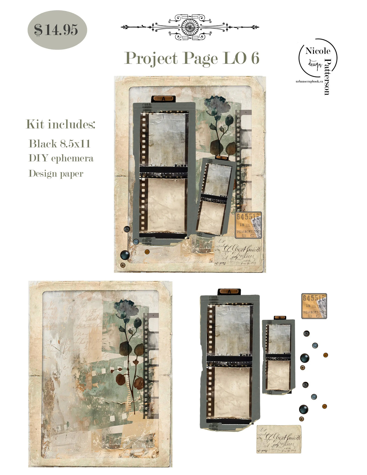 Urban's Own DIY Project - Project Page Layout Series 6 | Urbanscrapbook ...