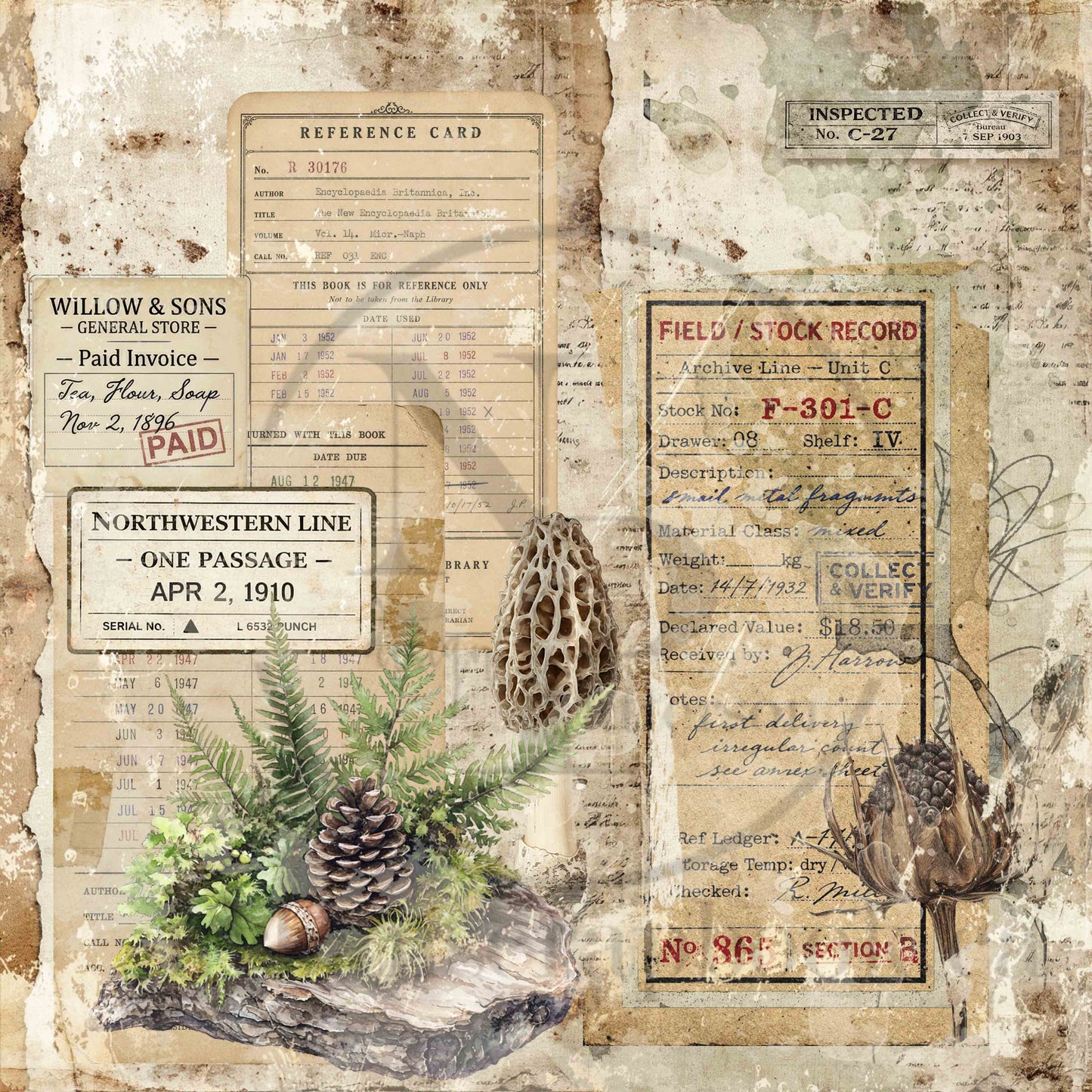 DIY Project ~ Botanical paper collection