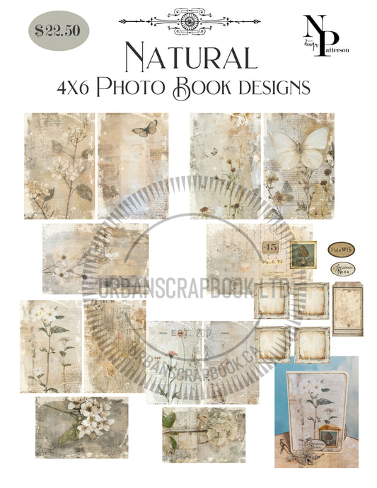 DIY Project ~ Photo Book Paper collection Natural