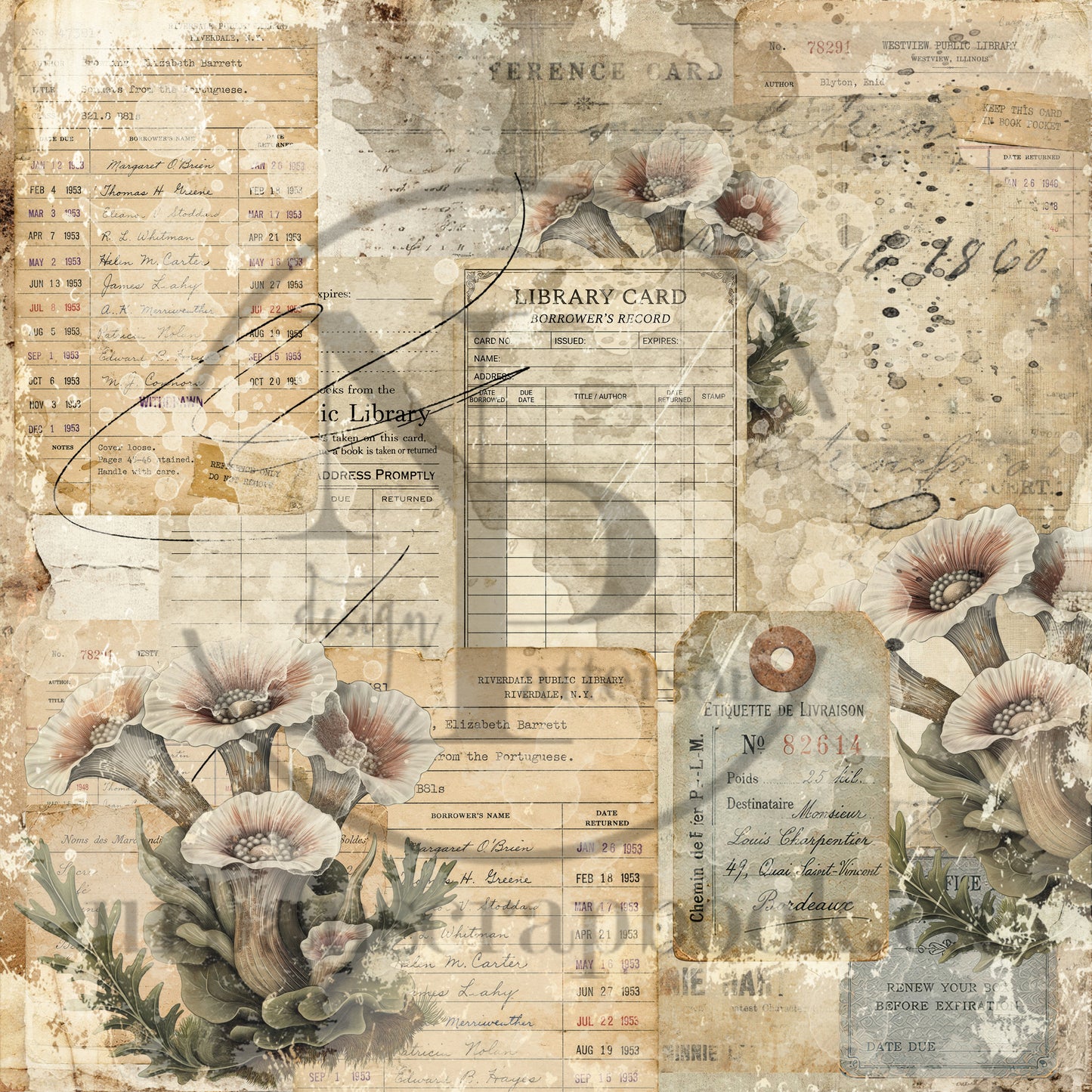 DIY Project ~ Floral Painter paper collection
