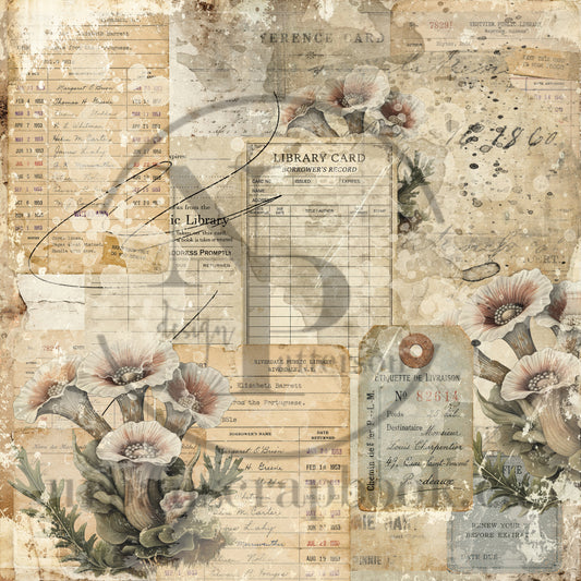 DIY Project ~ Floral Painter paper collection