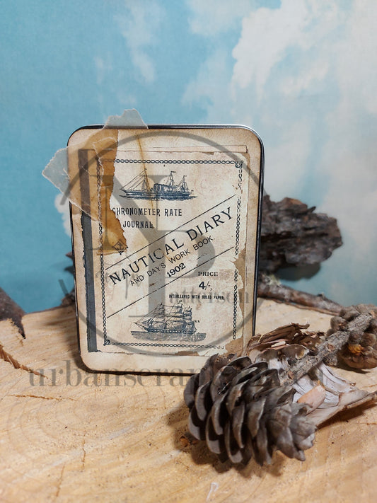 DIY Project ~Altered Titanic tin