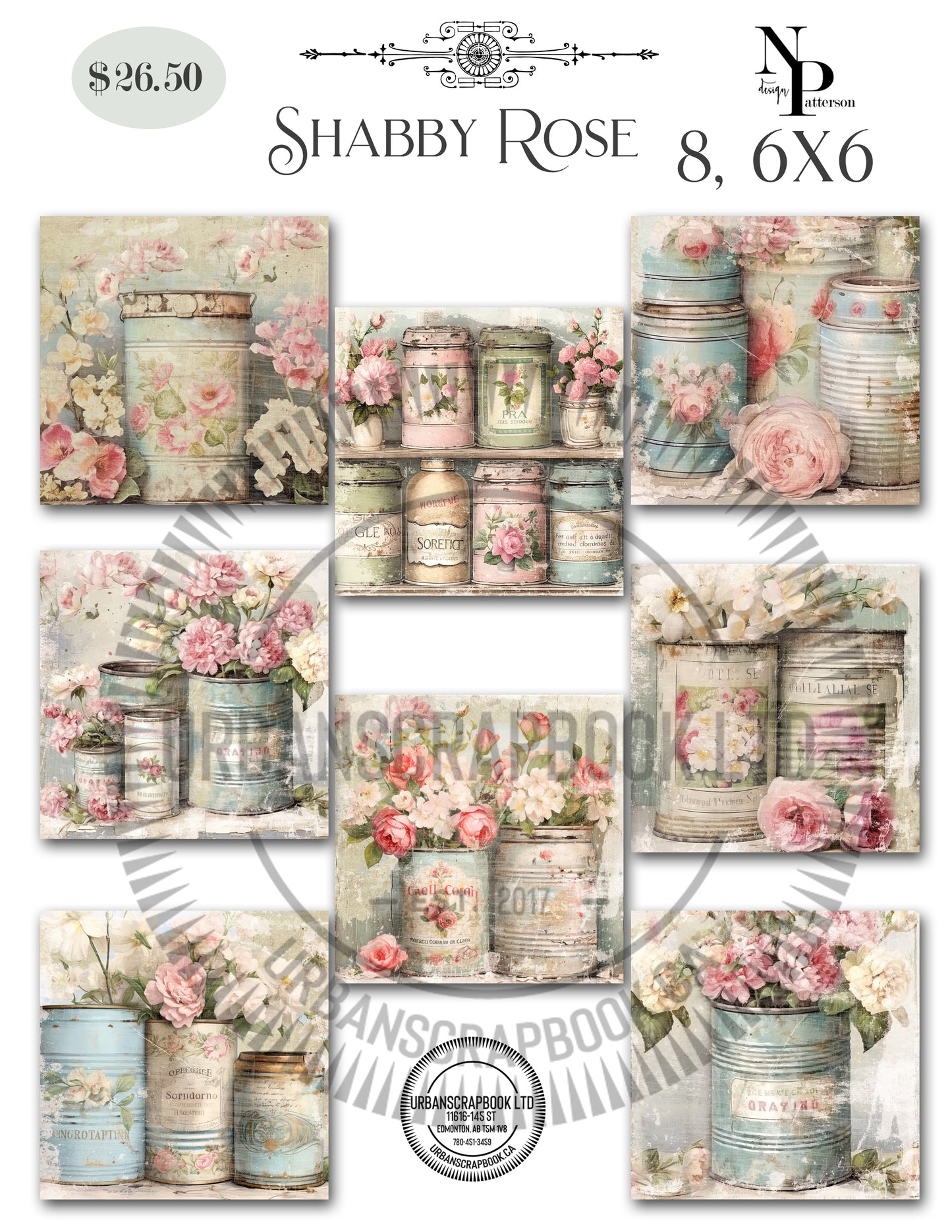 DIY Project ~ Shabby Rose paper collection