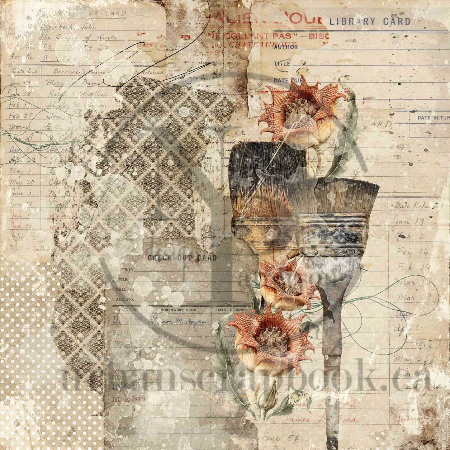 DIY Project ~ Floral Painter paper collection