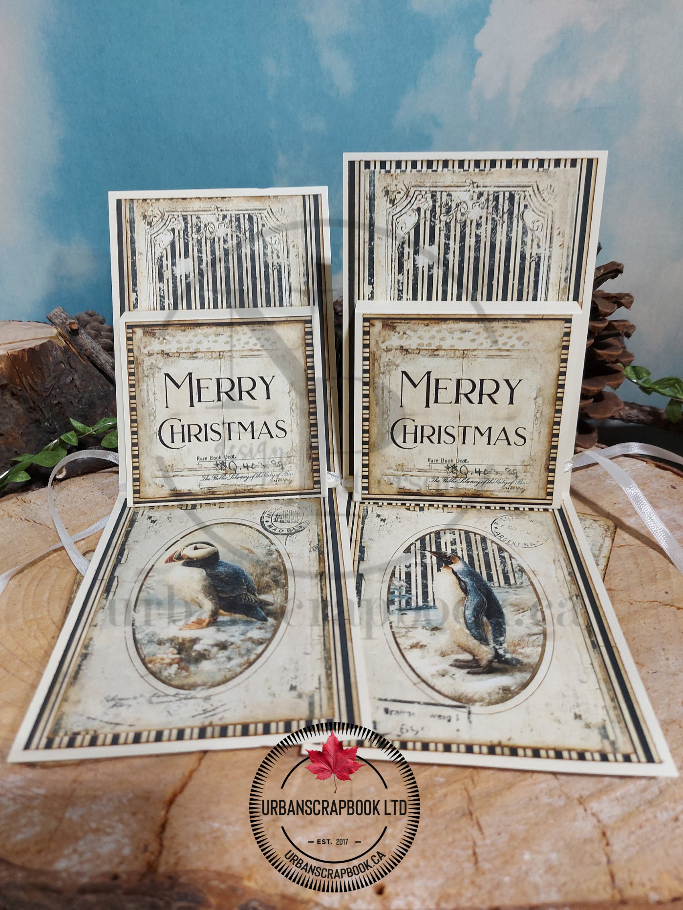 DIY Project ~ Holiday Puffin ~ Penguin 2 card popup