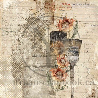 DIY Project ~ Floral Painter paper collection