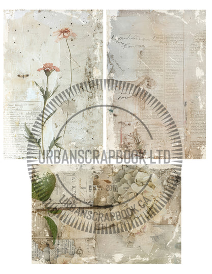 DIY Project ~ Photo Book Paper collection Natural