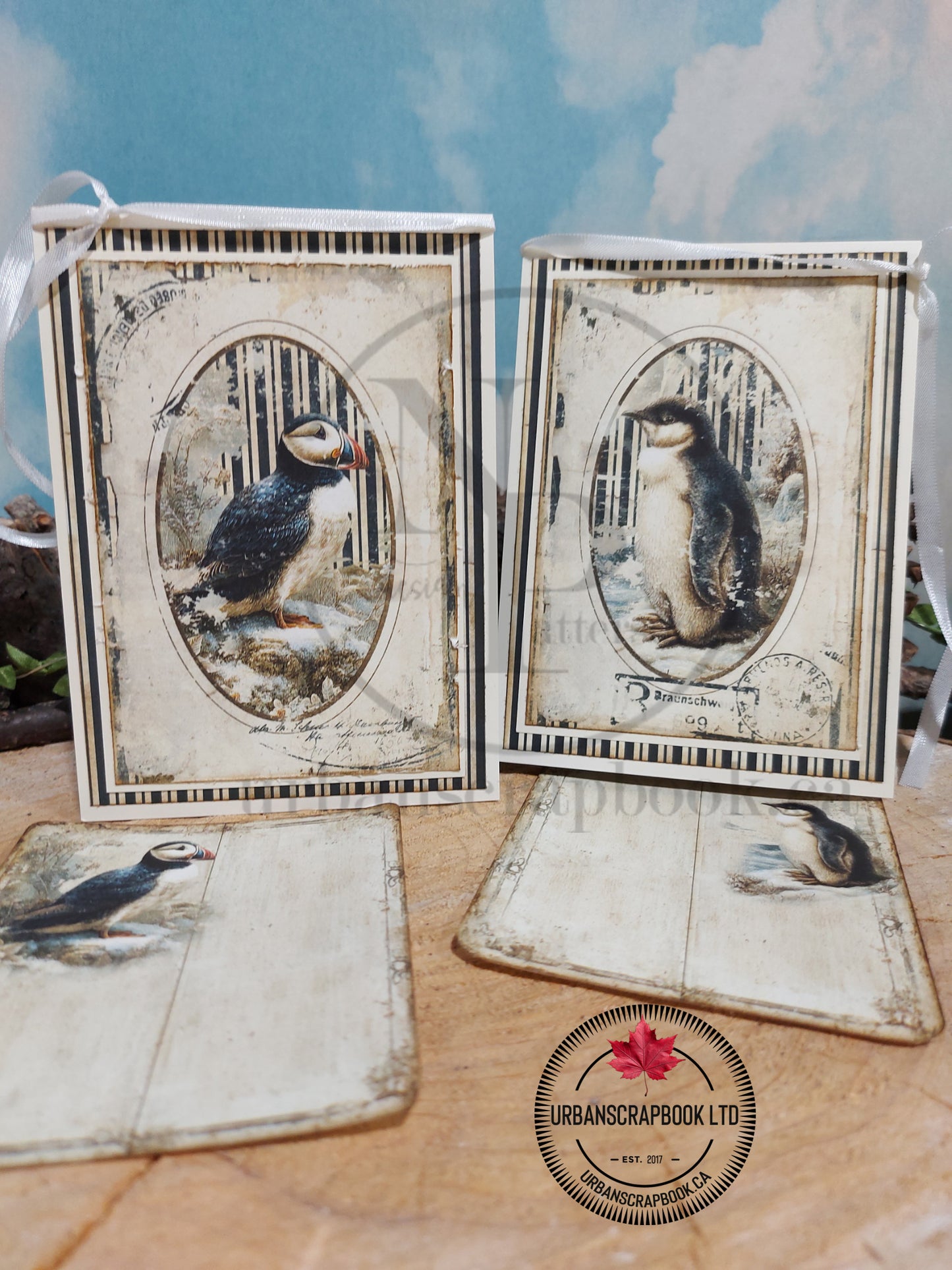 DIY Project ~ Holiday Puffin ~ Penguin 2 card popup