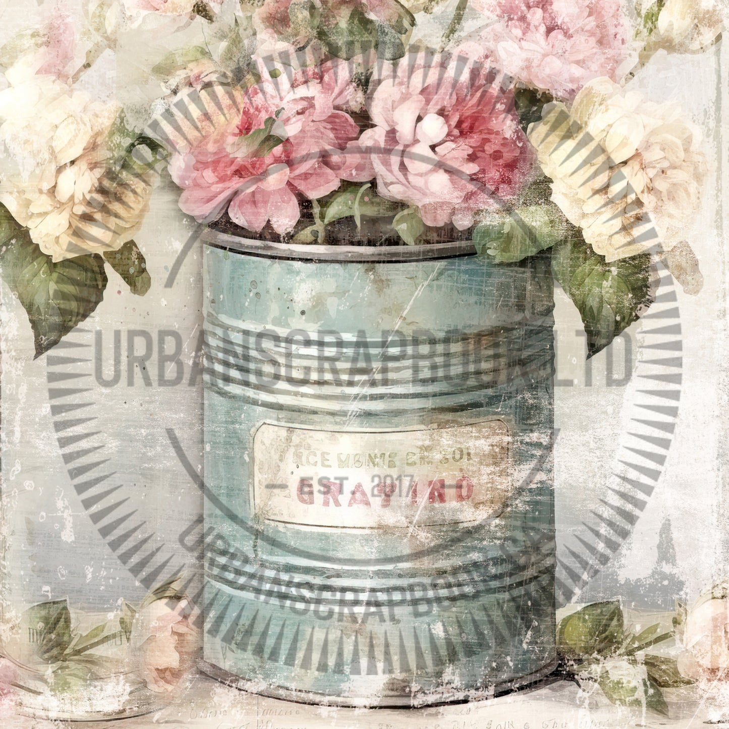 DIY Project ~ Shabby Rose paper collection