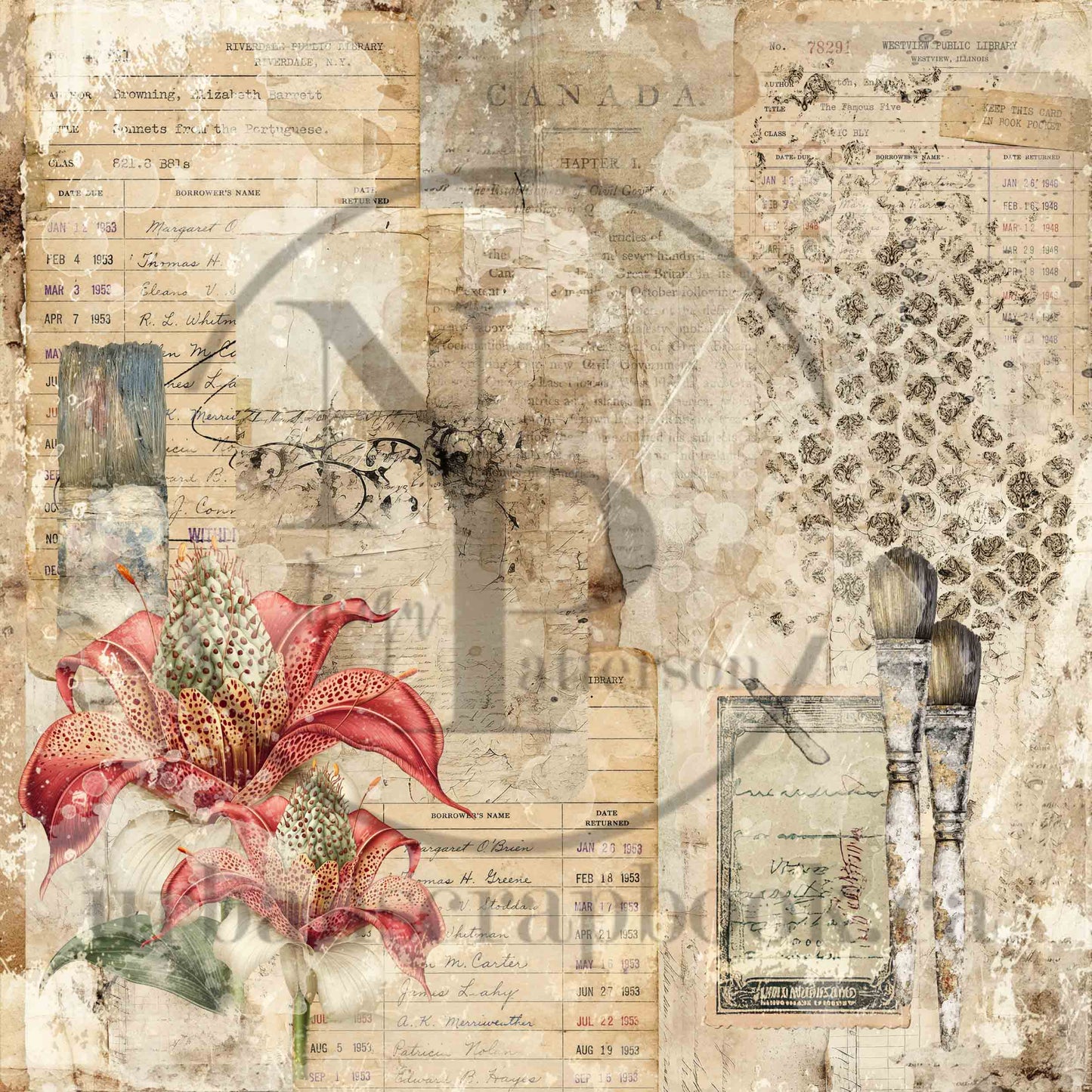 DIY Project ~ Floral Painter paper collection