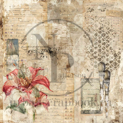 DIY Project ~ Floral Painter paper collection