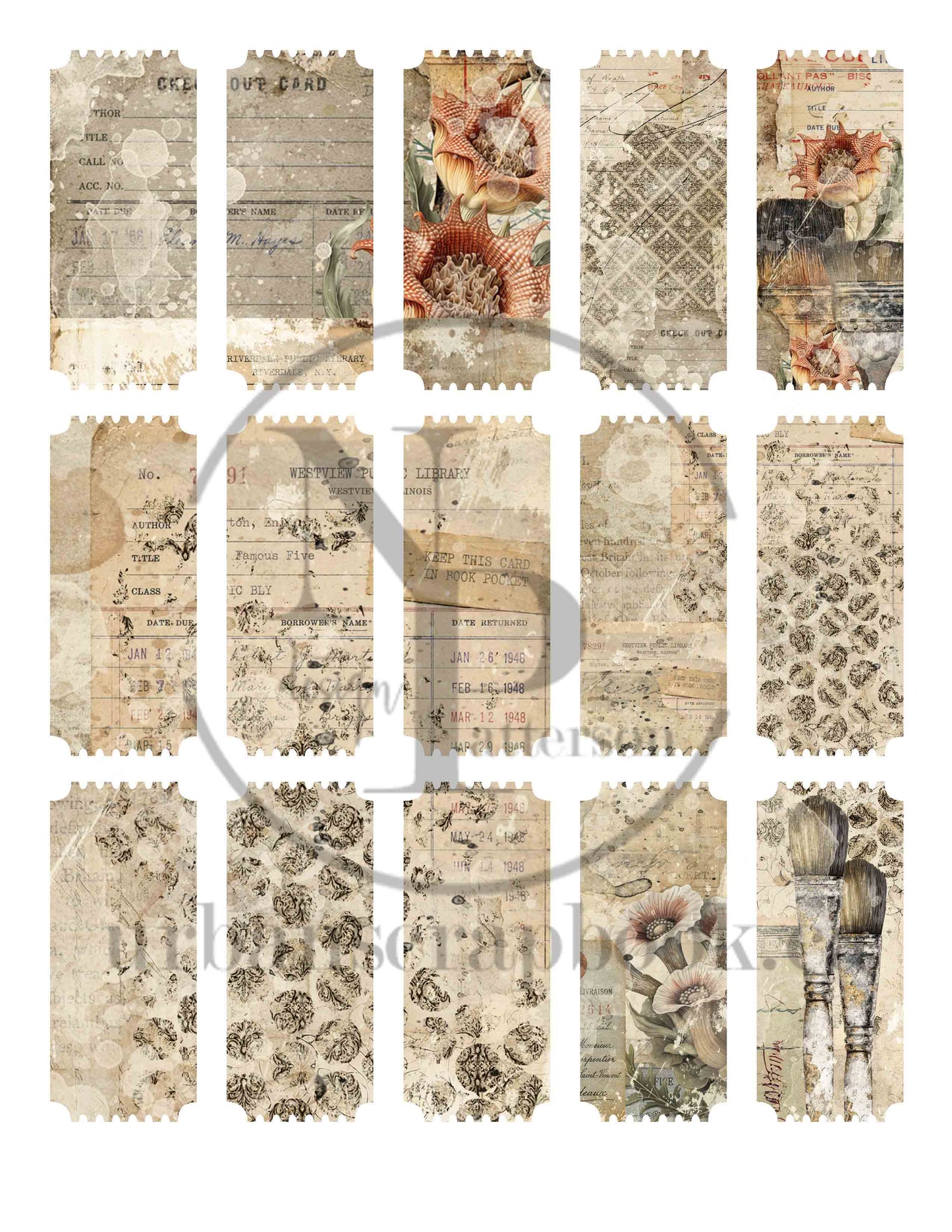 DIY Project ~ Floral Painter paper collection