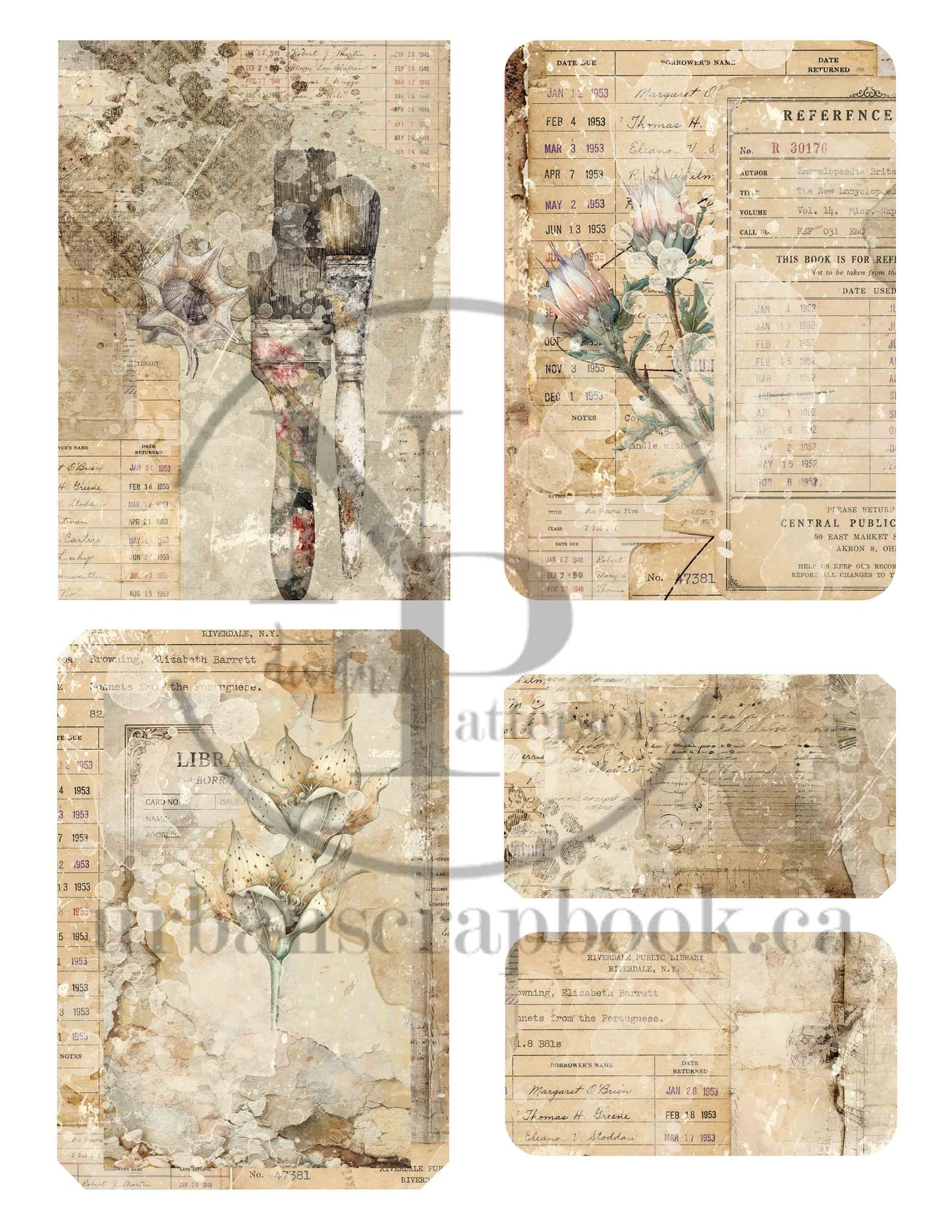 DIY Project ~ Floral Painter paper collection