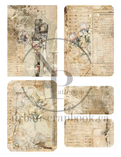 DIY Project ~ Floral Painter paper collection