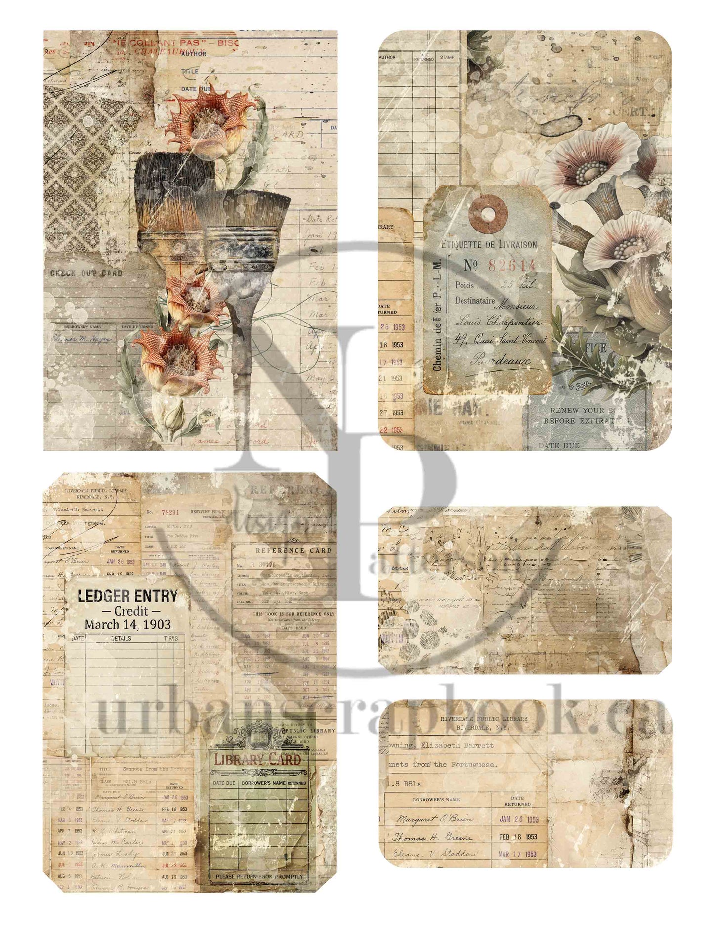 DIY Project ~ Floral Painter paper collection