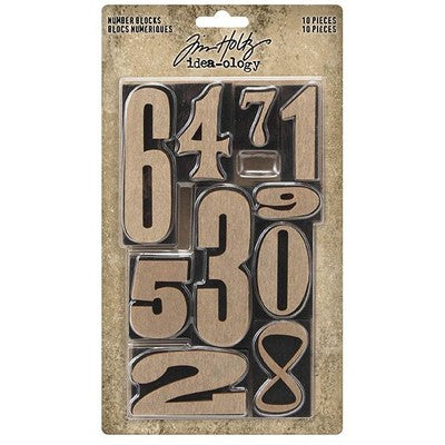 Tim Holtz - Idea-Ology - Number Blocks