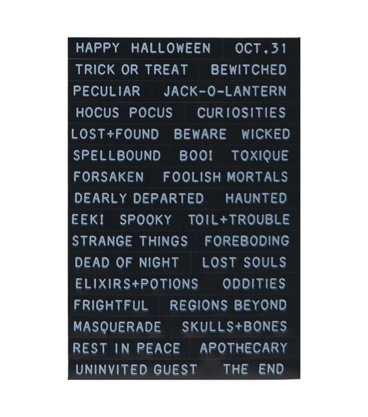 Tim Holtz - Idea Ology -  Label Stickers - Halloween 2022