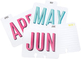 Heidi Swapp - Memorydex Tabs, Calendar