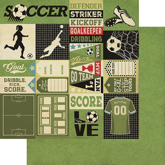 Authentique Paper - All-Star - Soccer Sentiments