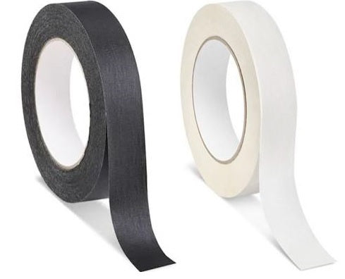Binding Tape, Black or White - 1" x 60 yd rolls
