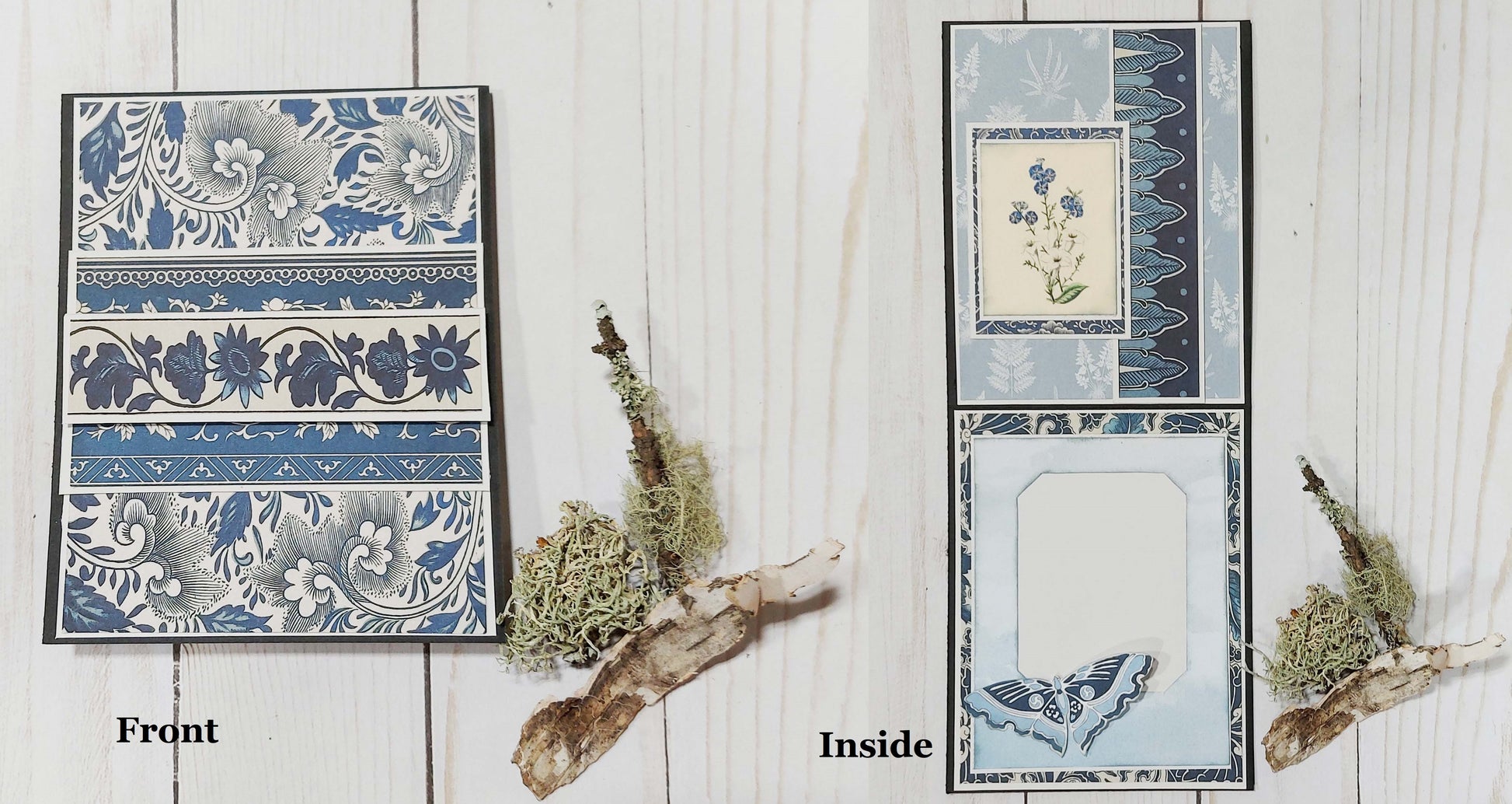 DIY Project ~ Assorted Cards - Digital Download Blue Chinoiserie