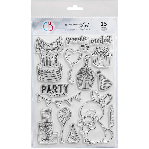 Ciao Bella Stamps It's Party Time PS8099