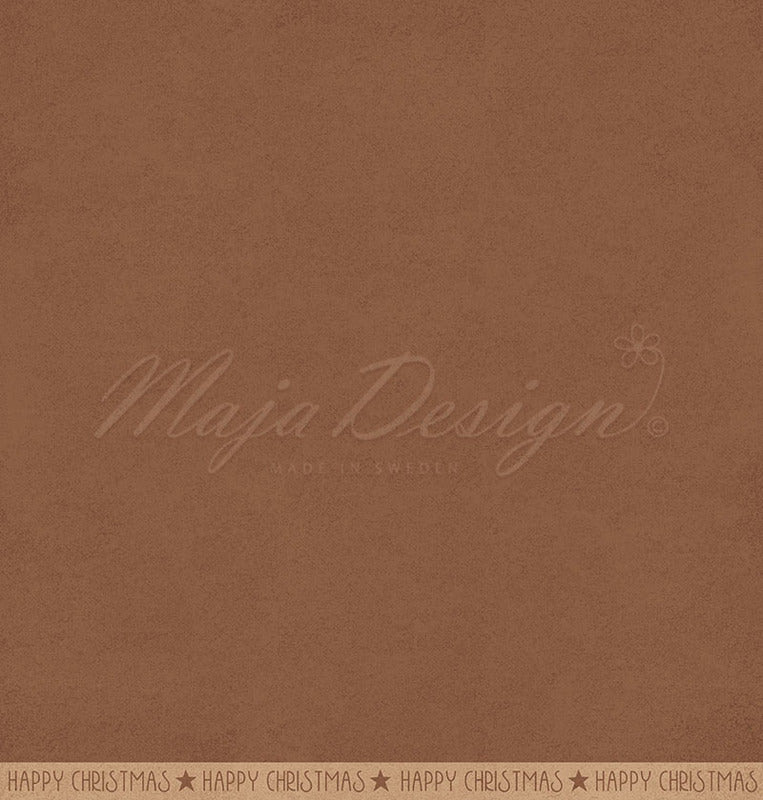 Maja Design - 12x12 Designer Paper - Monochromes - Happy Shades - Gingerbread