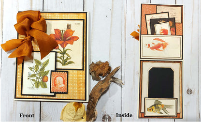 DIY Project ~ Assorted Cards - Digital Download Orange Lilly