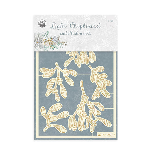 P13 - Light Chipboard Embellishments - Christmas Charm