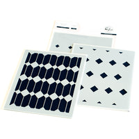 PinkFresh Studio - Stained Glass - Stencil set