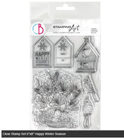 Ciao Bella Clear Stamp, Happy Winter Season