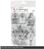 Ciao Bella Clear Stamp, Happy Winter Season