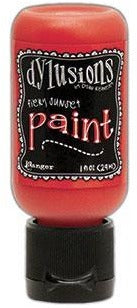 Dylusions Paint 1oz - Fiery Sunset