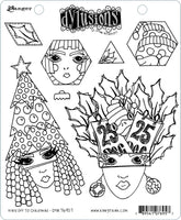 Dylusions Stamp - Hats Off To Christmas