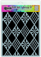 Dylusions Stencil - Diamonds Are Forever - Large