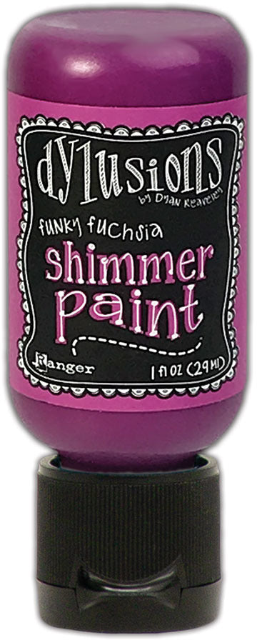 Dylusions Shimmer Paint 1oz - Funky Fuchsia