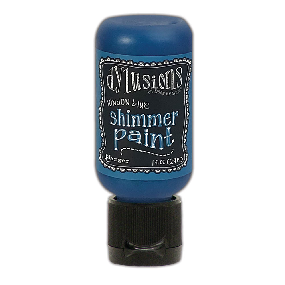 Dylusions Shimmer Paint 1oz - London Blue